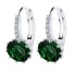Luxus fülbevaló kövekkel J3210 zöld