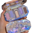 Luxus szemhéjfesték paletta Csillogó árnyékok 5 szín Vízálló 4