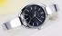 Luxusné dámske hodinky J2557 strieborno-čierna