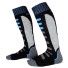 Lyžařské dlouhé ponožky pro muže i ženy Zimní termo ponožky Silné teplé ponožky na lyže a snowboard černá