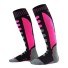 Lyžařské dlouhé ponožky pro muže i ženy Zimní termo ponožky Silné teplé ponožky na lyže a snowboard růžová