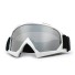 Lyžařské větruodolné brýle s ochranou UV400 se zrcadlovým filtrem Zrcadlové brýle na lyže a snowboard proti zamlžení 18,5 x 5,7 cm šedá