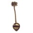 Lyžička s palmou bronzová