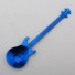 Lžička ve tvaru kytary modrá