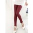 Mädchen-Lederleggings T2468 weinrot