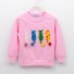 Mädchen-Sweatshirt L576 rosa