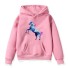 Mädchen-Sweatshirt mit Einhorn C