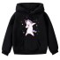 Mädchen-Sweatshirt mit Einhorn D