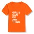 Mädchen-T-Shirt B1571 orange