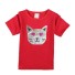 Mädchen-T-Shirt mit einer Katze J465 L