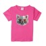 Mädchen-T-Shirt mit einer Katze J465 A