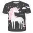 Mädchen-T-Shirt mit Einhorn B1469 K