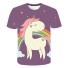 Mädchen-T-Shirt mit Einhorn B1521 H