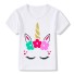 Mädchen-T-Shirt mit Einhorn B1544 F