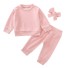 Mädchen-Trainingsanzug-Set L1485 rosa