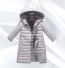 Mädchen-Winterjacke J2500 grau