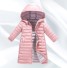 Mädchen-Winterjacke J2500 rosa