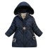 Mädchen-Winterjacke L1992 dunkelblau