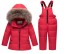 Mädchen-Winterset J2503 rot