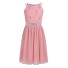 Mädchenkleid N169 rosa