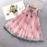 Mädchenkleid N343 rosa