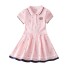 Mädchenkleid N362 rosa