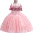 Mädchenkleid N458 rosa