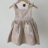 Mädchenkleid N534 beige