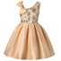 Mädchenkleid N603 apricot