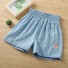 Mädchenshorts N668 hellblau