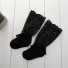 Mädchensocken mit Spitze schwarz