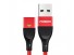 Mágneses USB adatkábel K454 piros
