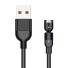 Mágneses USB kábel 1 m fekete