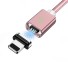 Mágneses USB kábel K476 rózsaszín