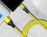 Mágneses USB kábel K633 sárga