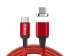 Magnetický dátový kábel USB-C červená
