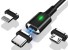 Magnetický datový USB kabel K458 černá