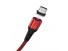 Magnetický dátový USB kábel K464 červená