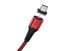 Magnetický dátový USB kábel K464 červená