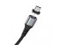 Magnetický dátový USB kábel K464 sivá