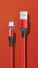 Magnetický dátový USB kábel K504 červená