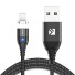 Magnetický USB datový kabel K441 černá