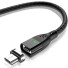 Magnetický USB datový kabel K453 černá