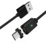 Magnetyczny kabel USB do transmisji danych K442 czarny