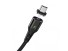 Magnetyczny kabel USB do transmisji danych K464 czarny
