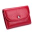 Mały skórzany portfel damski M177 czerwony