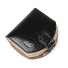 Mały skórzany portfel damski M302 czarny