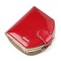 Mały skórzany portfel damski M302 czerwony