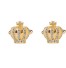 Mandzsettagombok korona T1333 arany