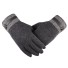 Mănuși de bumbac de iarnă pentru bărbați gri